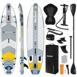 Rebel Inflatable SUP Board with Length 3.35m Gray - Image 5