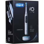 Oral-B iO Series 10 Electric Toothbrush with Timer, Pressure Sensor, and Travel Case Stardust White - Image 8