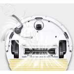Karcher RVC 3 Robot Vacuum Cleaner with Sensors & Mapping Laser & Suction Power 15000Pa White - Image 3