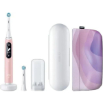 Bra Io Series 6 Electric Toothbrush with Pressure Sensor and Travel Case Pink