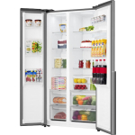 Gorenje Side-by-Side Refrigerator 541lt NoFrost H178.6xW91.1xD61.5cm Gray NRS917E41XWD - Image 6