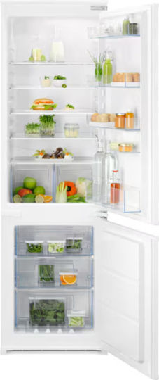 Electrolux Built-in Fridge-Freezer 257lt NoFrost H177.2xW54.6xD54.9cm White LNT6NE18S - Image 1
