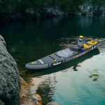 Rebel Inflatable SUP Board with Length 3.81m Gray - Image 4