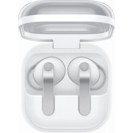 Samsung Galaxy Buds4 Pro Bluetooth Handsfree Ακουστικά με Αντοχή στον Ιδρώτα και Θήκη Φόρτισης Λευκά