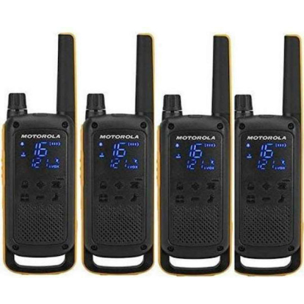 Motorola Talkabout T82 Extreme Wireless Transceiver PMR 0.5W with Monochrome Screen Set of 4pcs