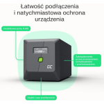 Green Cell UPS Line-Interactive 1000VA 700W - Image 8