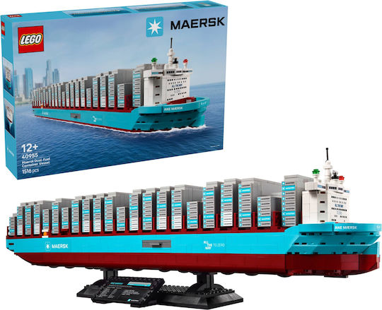 LEGO Exclusive Maersk Dual-Fuel Container Vessel for 13+ Years 1516 Pieces - Image 1