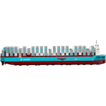LEGO Exclusive Maersk Dual-Fuel Container Vessel for 13+ Years 1516 Pieces - Image 6