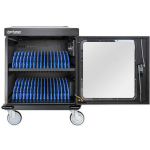 Manhattan Floor Rack Cabinet 38x28cm Black 180948 - Image 2