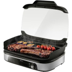 Philips Tabletop Electric Grill Smooth and Ribbed Plate with Lid and Adjustable Thermostat - Image 6