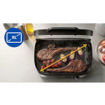 Philips Tabletop Electric Grill Smooth and Ribbed Plate with Lid and Adjustable Thermostat - Image 7