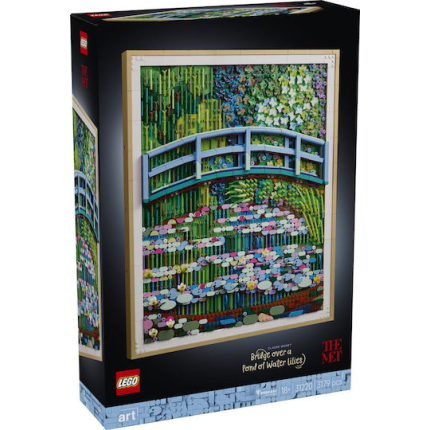 LEGO Art Claude Monet – Bridge over a Pond of Water Lilies for Ages 18+ 3179 Pieces