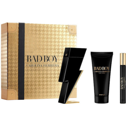 Carolina Herrera Bad Boy Men's Fragrance Set with Eau de Toilette