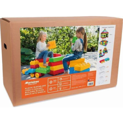 Marioinex Building Blocks for Ages 3+ 30 Pieces