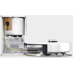 Karcher RVC 3 Comfort Robot Vacuum Cleaner with Laser Mapping and 15000Pa Suction Power White - Image 8