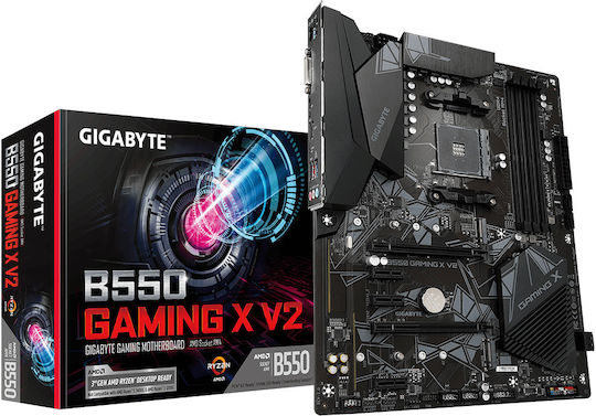 Gigabyte B550 Gaming X V2 rev. 1.3 Motherboard ATX with AMD AM4 Socket - Image 1