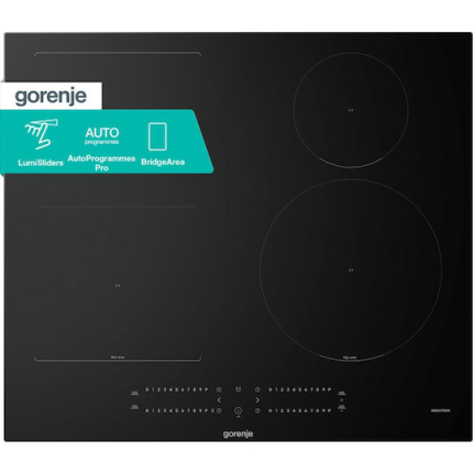 Gorenje Индукционен Автономен Плот с Функция Заключване 59.5x52см