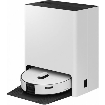 Samsung Jet Bot Combo Steam Robot Vacuum Cleaner with Laser Mapping and 6000Pa Suction Power White