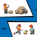 LEGO City Dump Truck and Front End Loader for Ages 8+ 1132 Pieces - Image 8