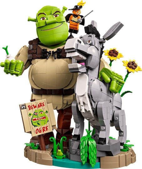 LEGO Icons Shrek Donkey & Puss in Boots for 18+ Years 1403 Pieces - Image 1