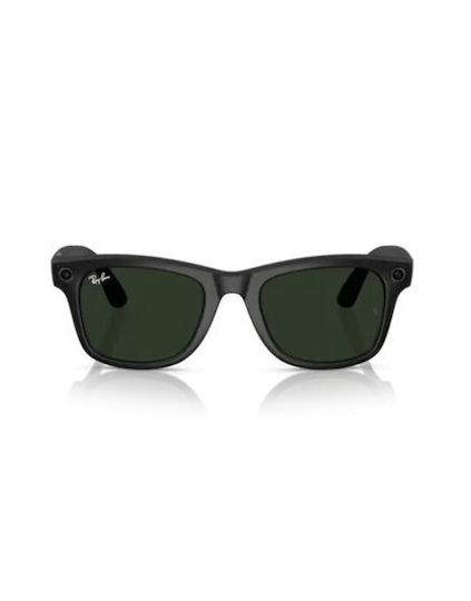 Ray Ban Wayfarer Matte Black, Transitions Clear To Graphite Green Smart Glasses Μαύρα - Image 1